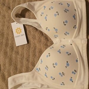 Daisy Front Snap Bra 34C/ M
